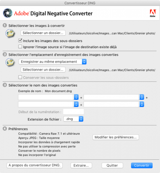 adobe dng converter 7.1 mac